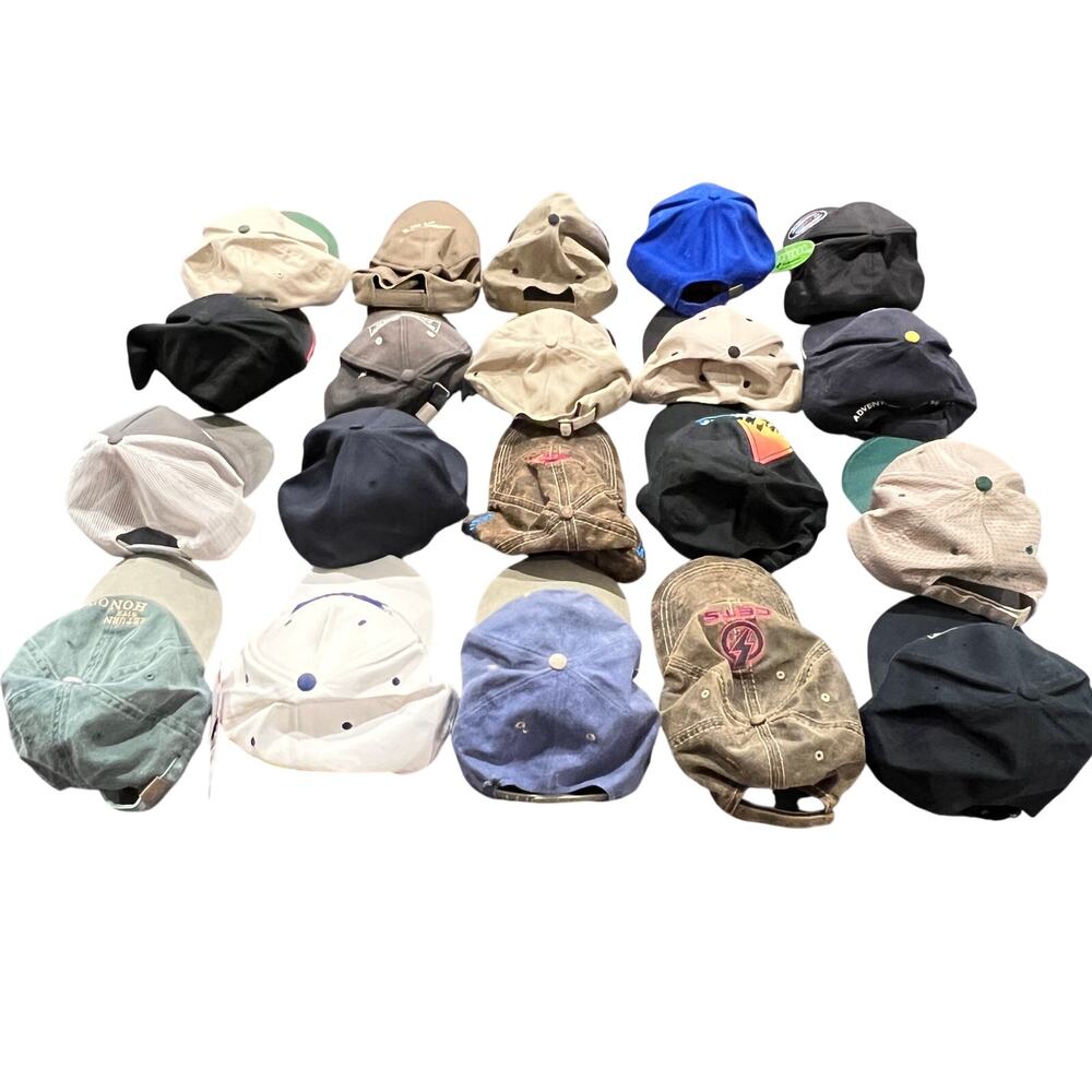 Lot of 20 Used Hats Caps Mixed Brands Promo Agriculture Regional Reseller Bundle - Picture 3 of 6